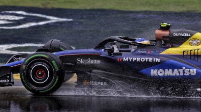 Colapinto wet Brazil