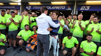 Colapinto points finish Baku