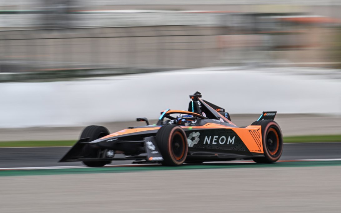 McLaren Valencia testing