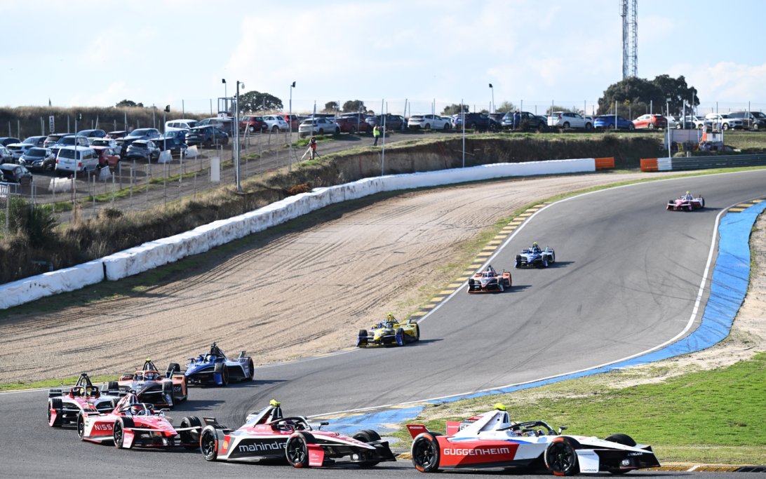 Formula E testing Madrid