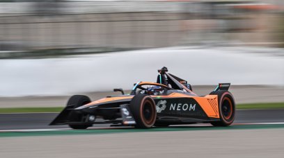 McLaren Valencia testing