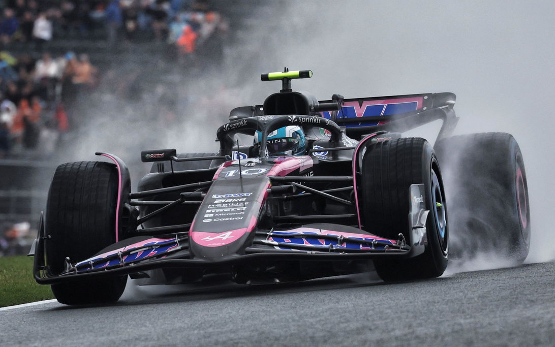 Gasly wet FP1 Zandvoort