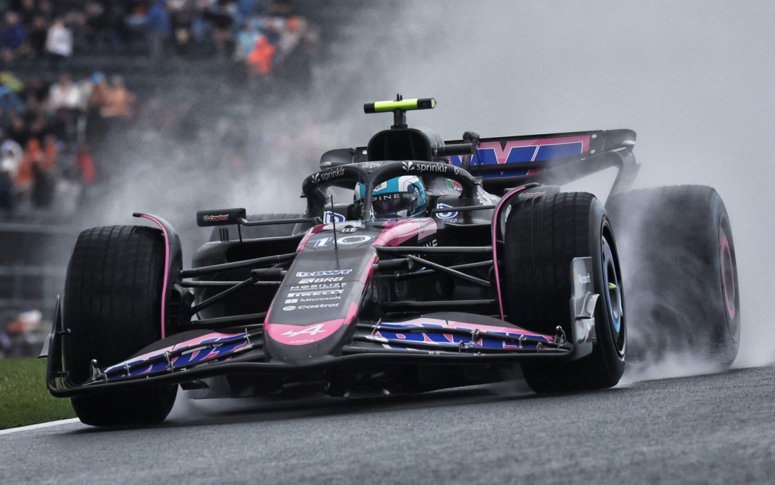 Gasly wet FP1 Zandvoort