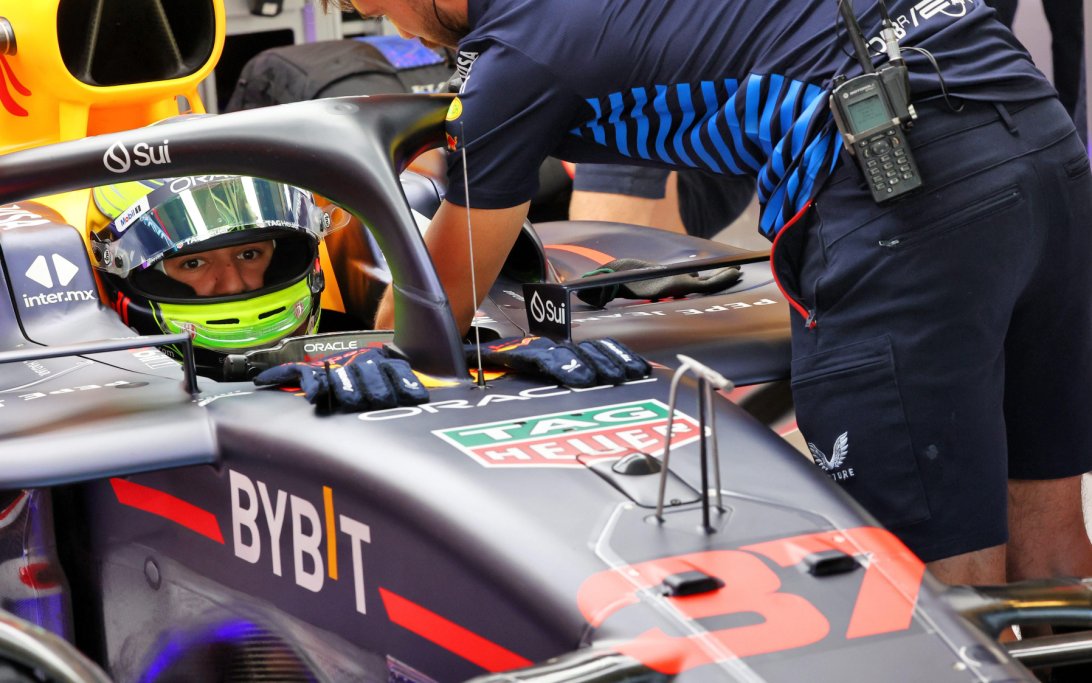 Hadjar Red Bull test 2024