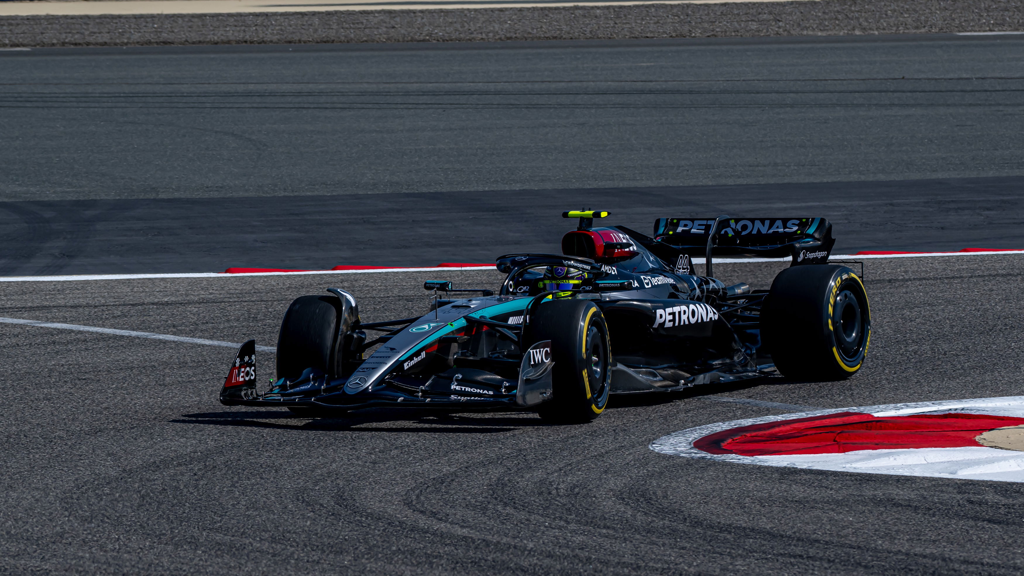 Hamilton Bahrain test