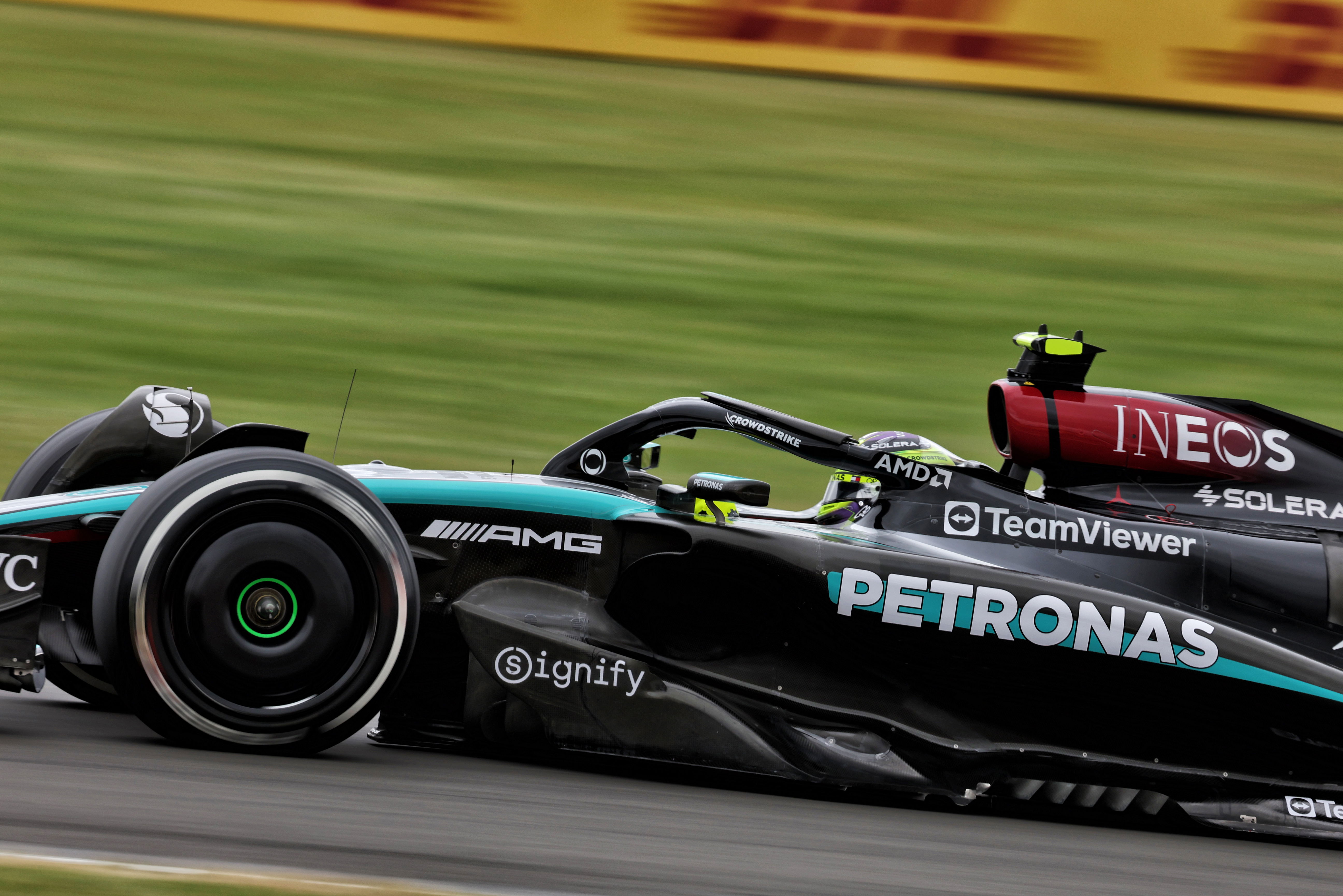 Hamilton FP1 Silverstone