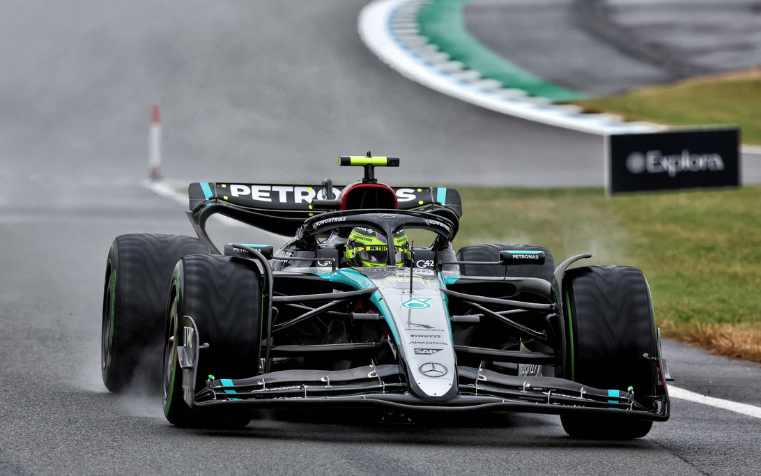 Hamilton wet FP3 Silverstone