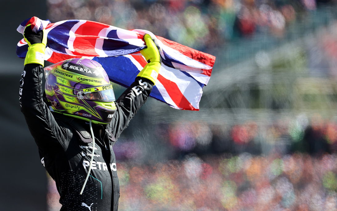 Hamilton race Silverstone