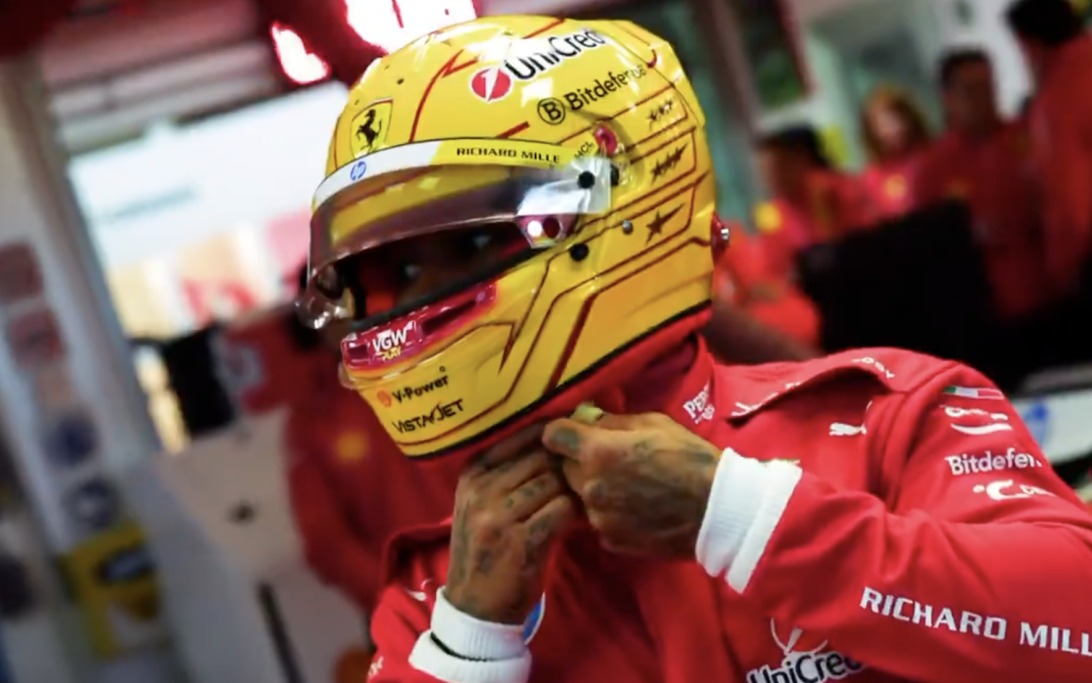 Hamilton Ferrari debut 2