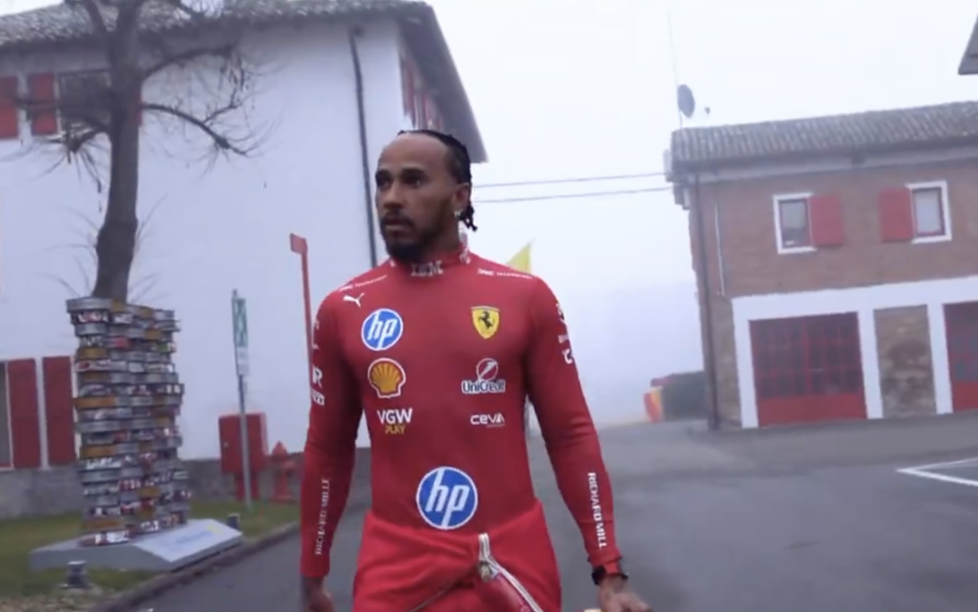 Hamilton Ferrari debut 3