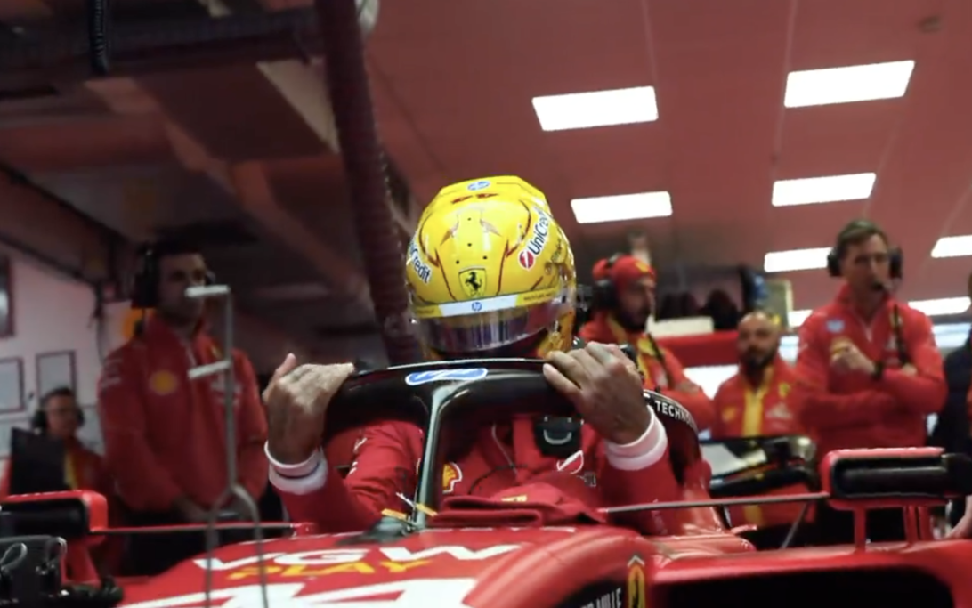 Hamilton Ferrari debut 4