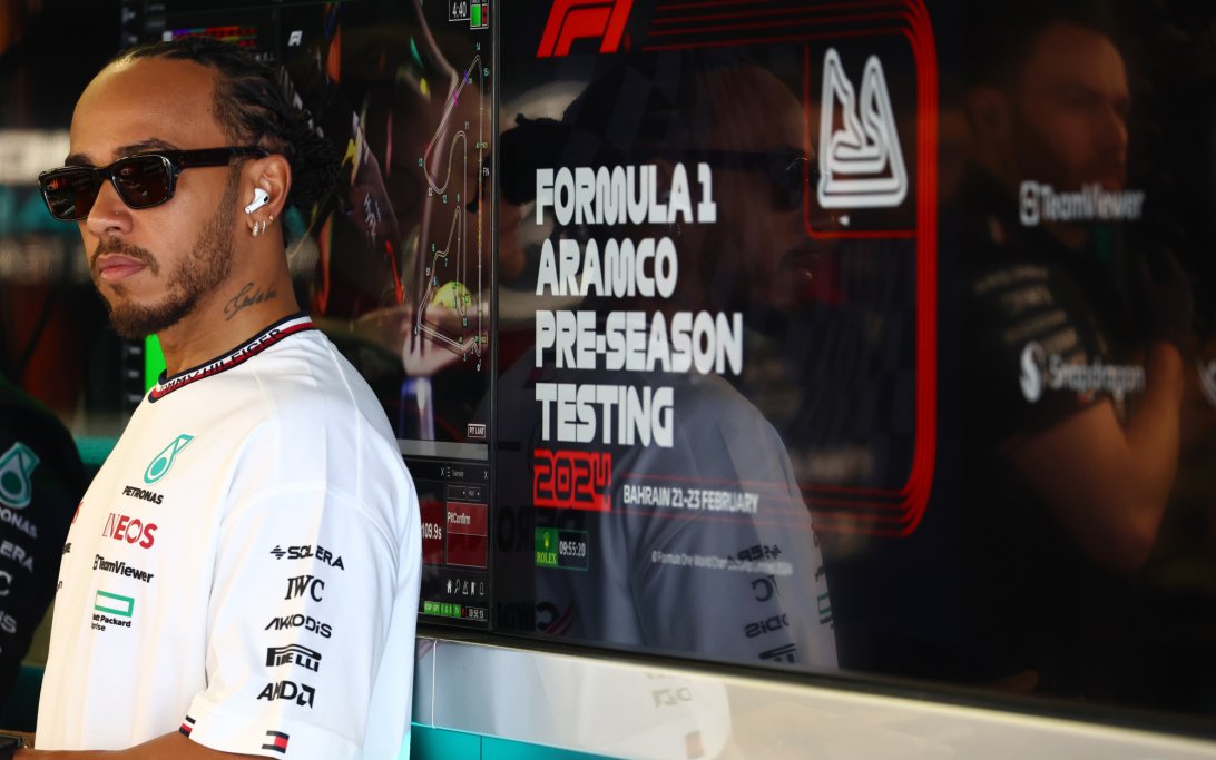Lewis Hamilton 2024 testing
