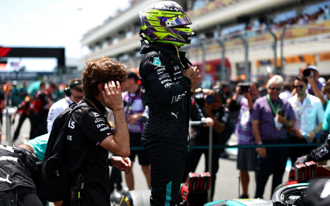 Hamilton Miami sprint