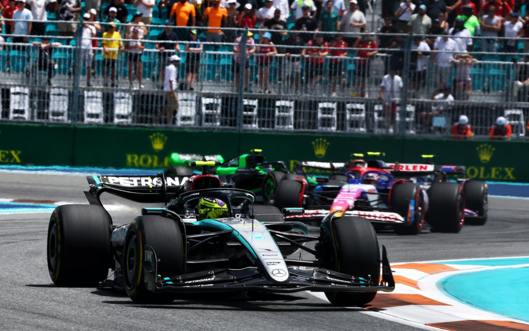 Hamilton  Tsunoda Miami sprint