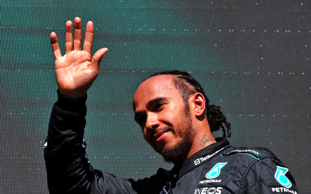 Hamilton Podium Belgium