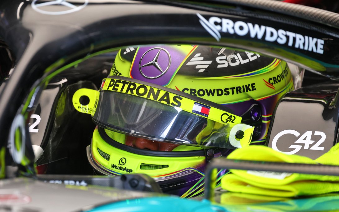 Hamilton FP2 Zandvoort