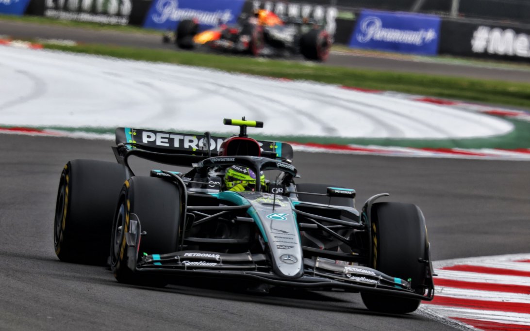 Hamilton qualifying Mexico