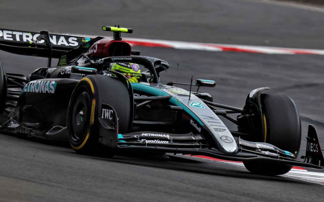 Hamilton qualifying Mexico