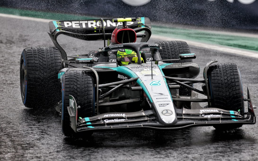 Hamilton wet Brazil