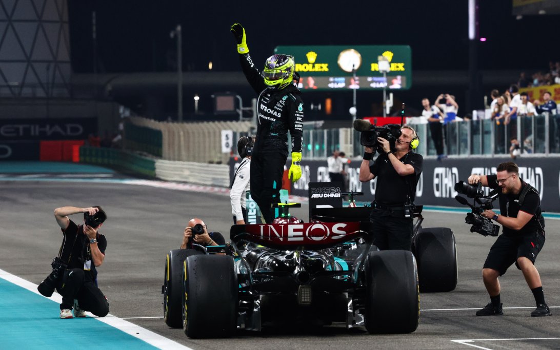 Hamilton Abu Dhabi race