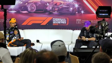 Hamilton reageert op bijzondere sneer Norris na GP Hongarije