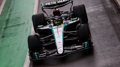Hamilton shakedown Silverstone W15