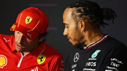 Hamilton Sainz Bahrain 2024