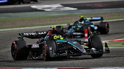 Hamilton Bahrain race