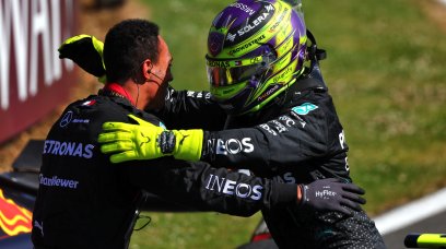 Hamilton Silverstone race