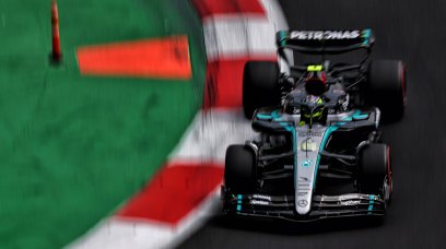 Hamilton qualifying Mexico