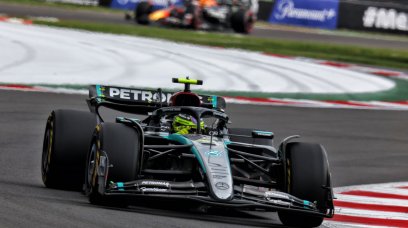 Hamilton qualifying Mexico