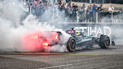 Hamilton Abu Dhabi race