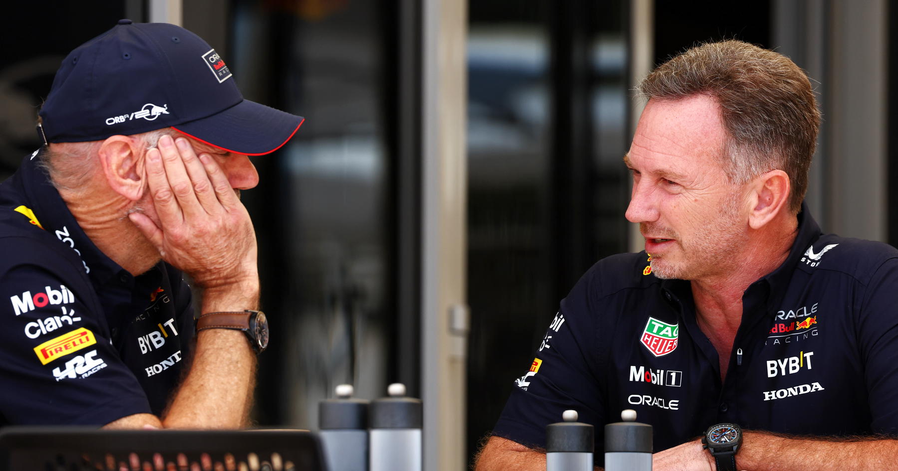 Adrian Newey reacts to Christian Horner ‘abandon ship’ criticism Adrian Newey reacts to Christian Horner ‘abandon ship’ criticism