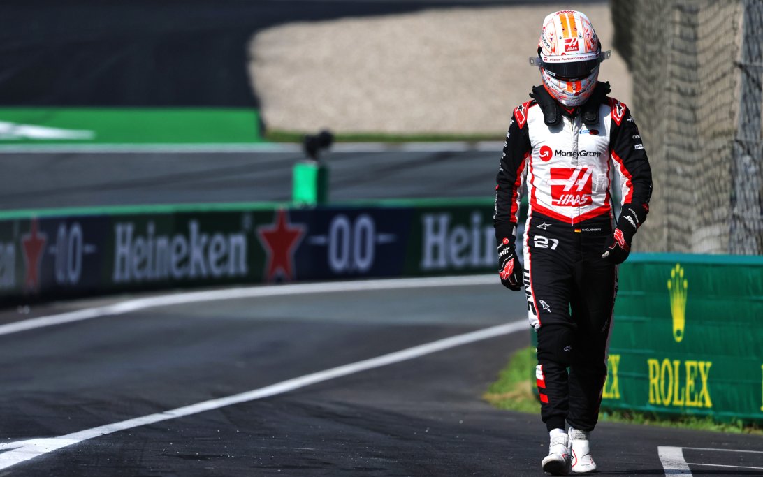 Hulkenberg crash FP2 Zandvoort