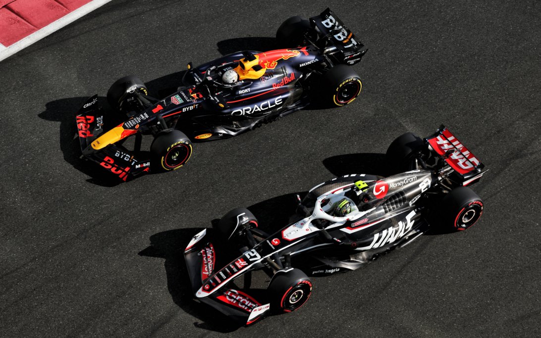 Hulkenberg Verstappen Abu Dhabi