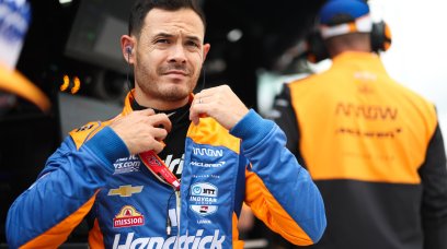 Kyle Larson Indianapolis 500 Qualifying By Chris Owens Large Image Without Watermark m104626