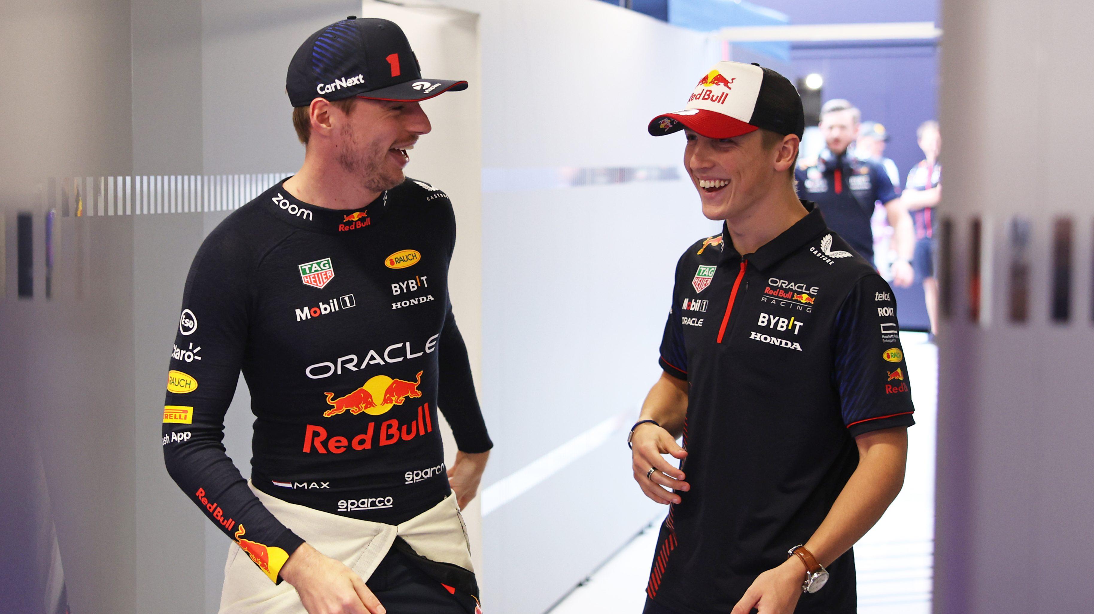 Verstappen Lawson Spain 2023