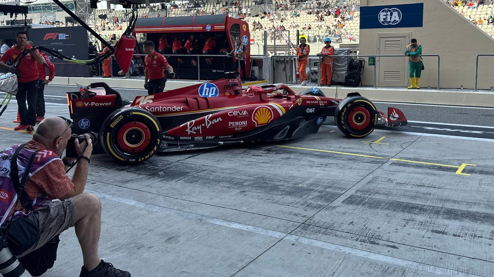 Charles Leclerc Abu Dhabi
