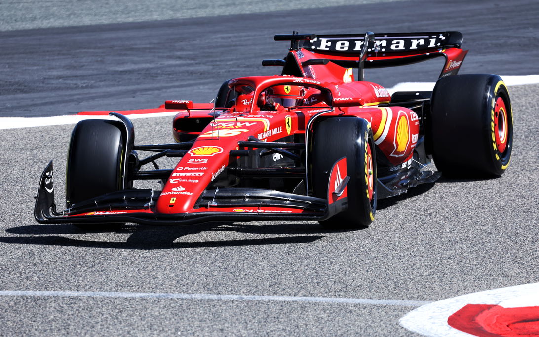 Leclerc Bahrain test