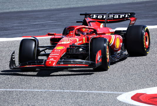 Leclerc Bahrain test