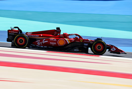 Leclerc Bahrain test