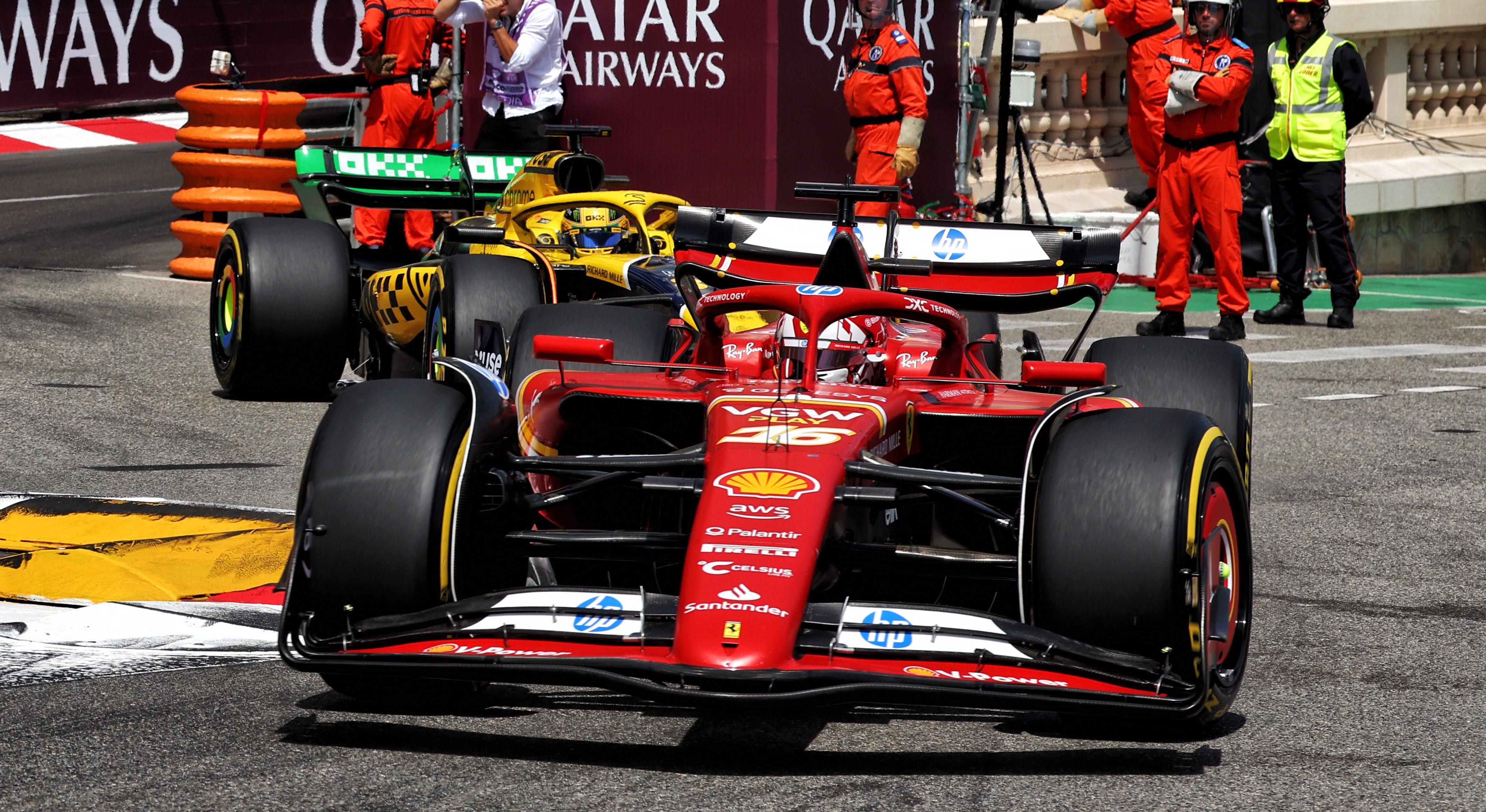 Leclerc race Monaco