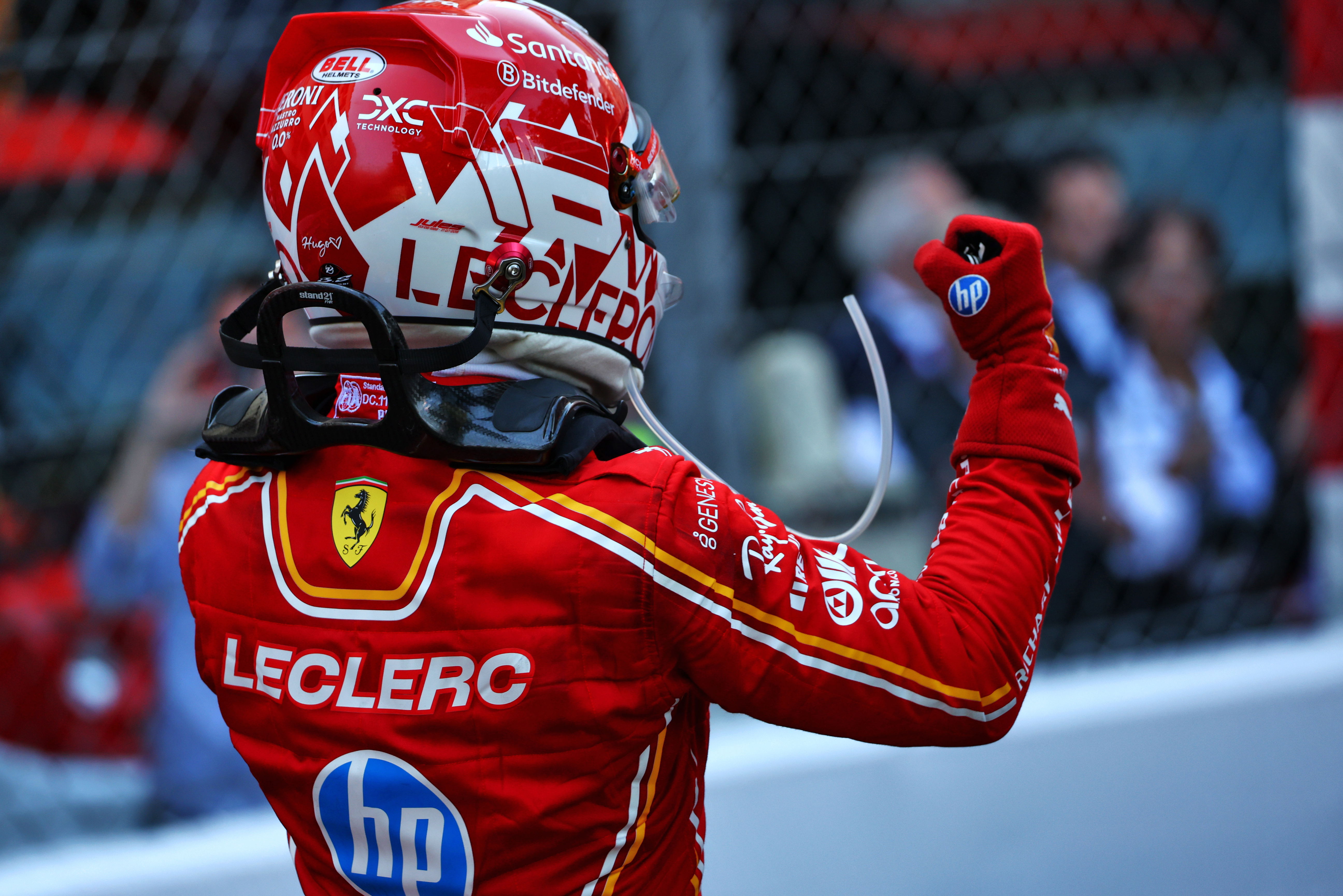 Leclerc podium Monaco