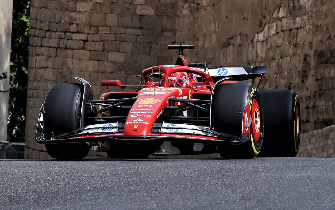 Leclerc Baku FP1