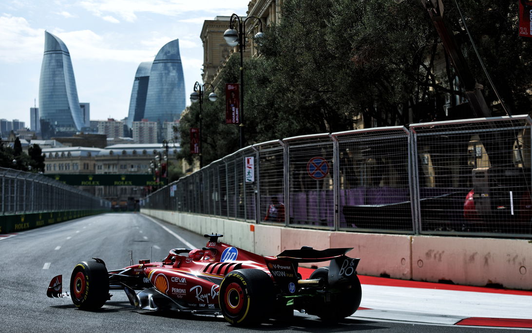 Leclerc Baku FP1