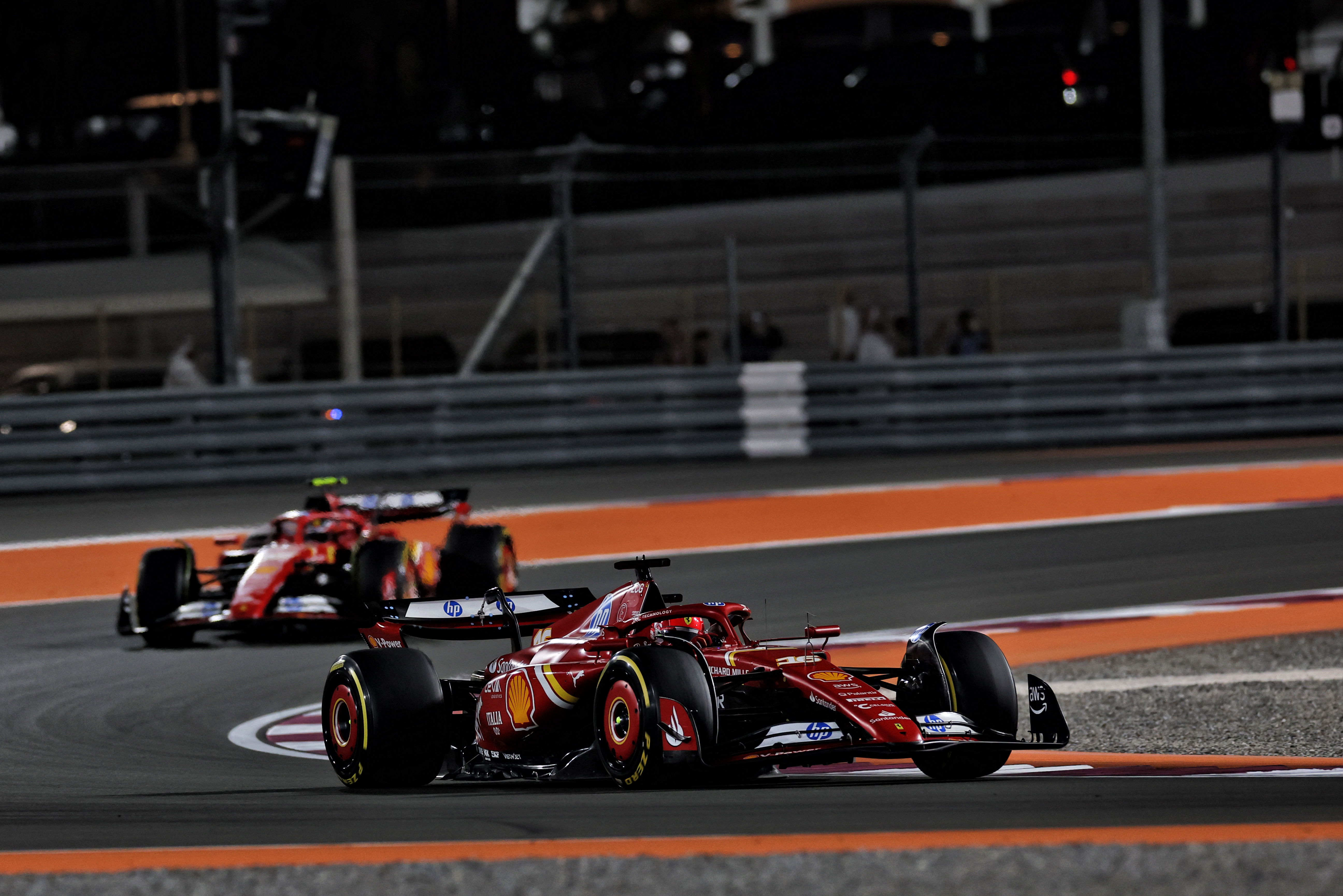 Leclerc Qatar race