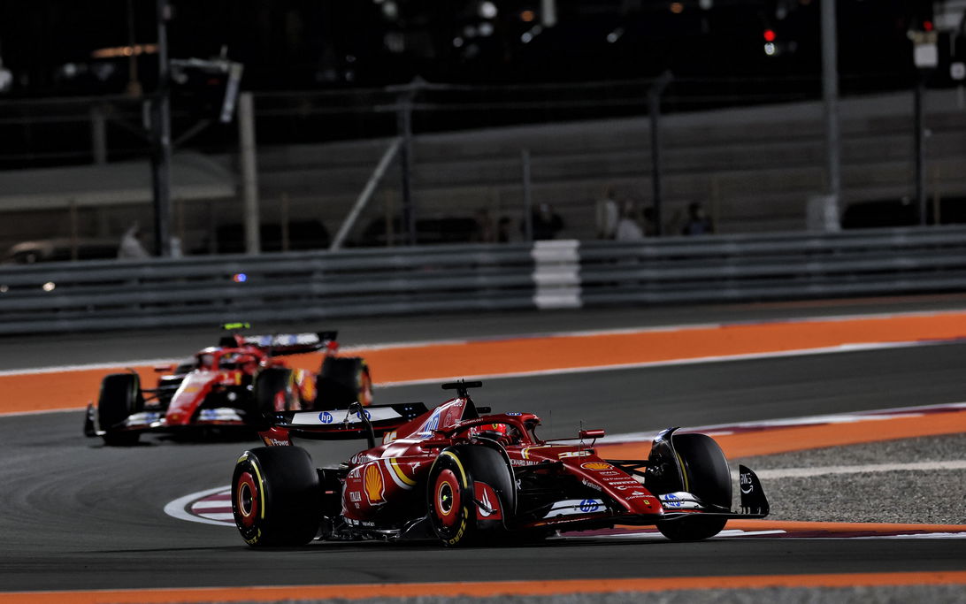 Leclerc Qatar race