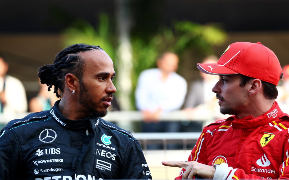 Charles Leclerc Lewis Hamilton