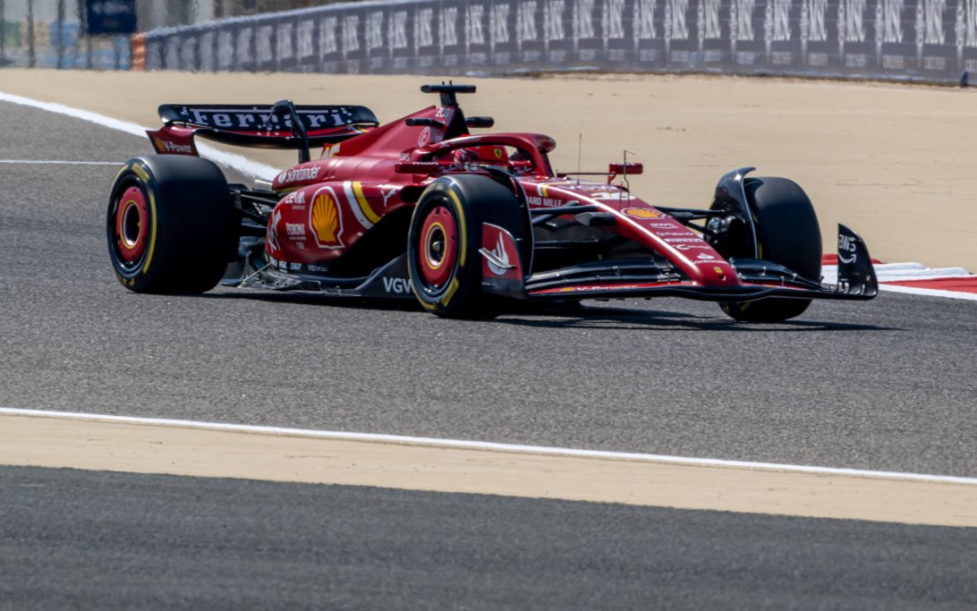 Leclerc Bahrain Test