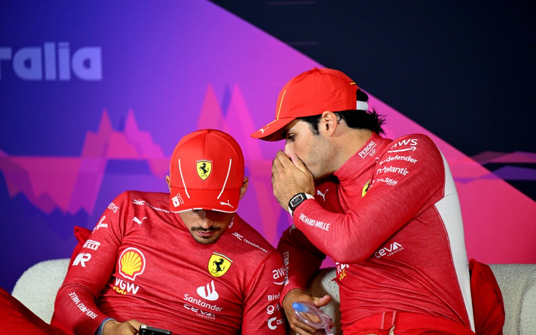 Leclerc Sainz Australia